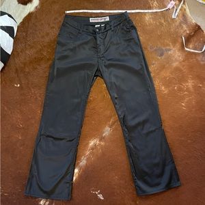 PARASUCO JEANS BLACK SATIN PANTS - EXTREME FIT